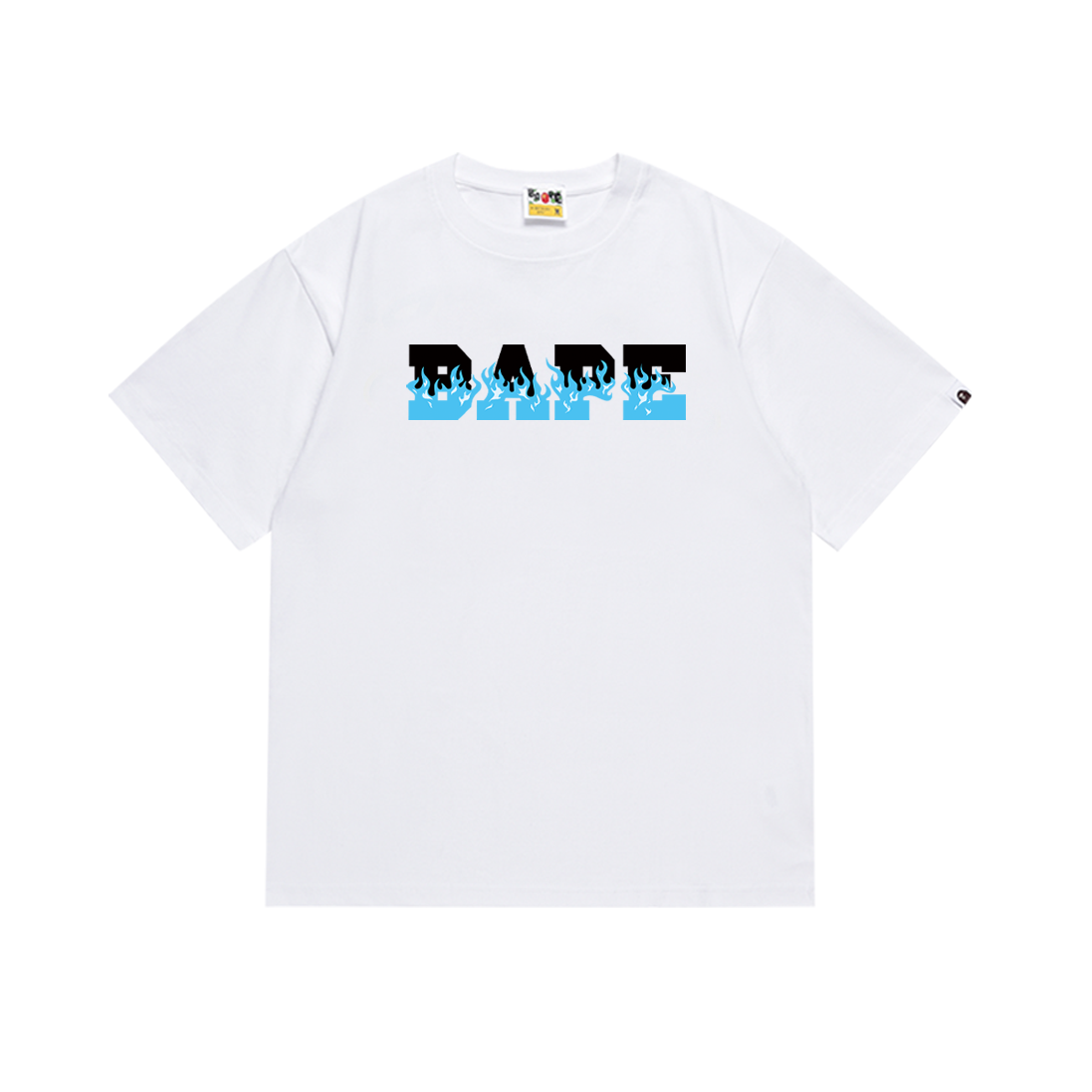 Bathing Shark and ape head print T-Shirt NextBlock