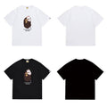 Bathing Shark and ape head print T Shirts NextBlock