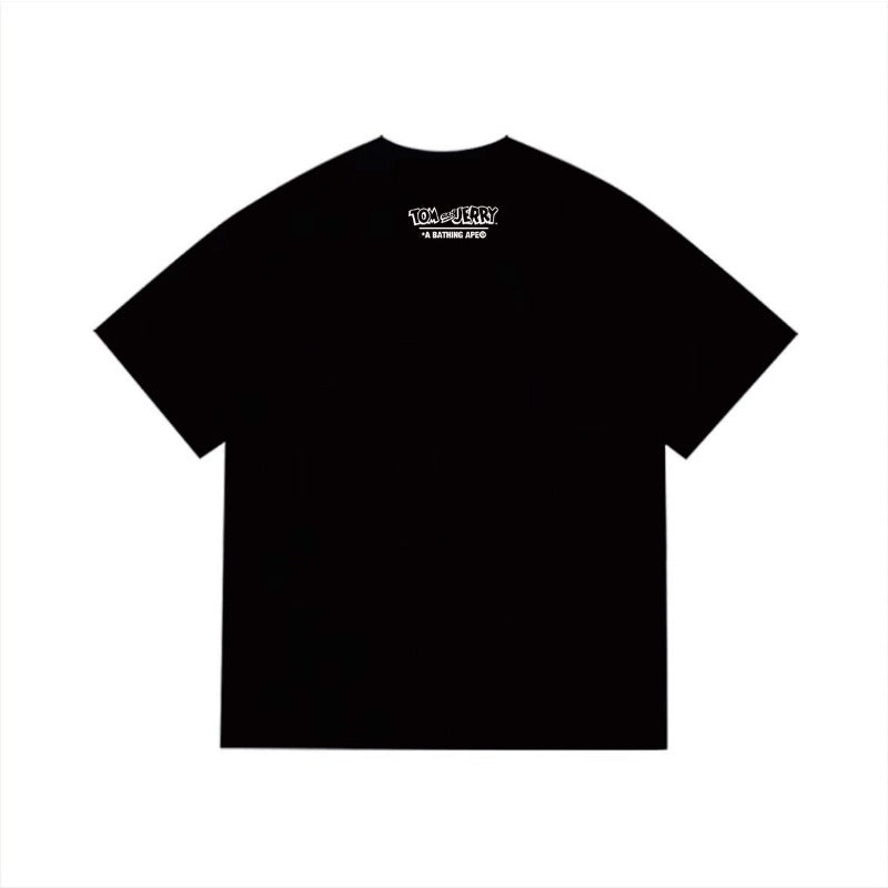 Bathing Shark and ape head print T Shirts NextBlock