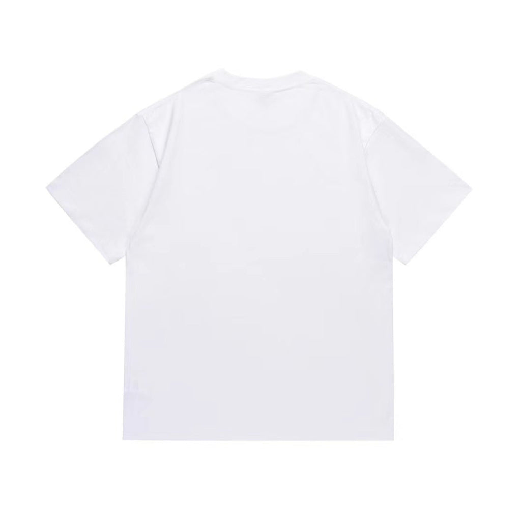 Bathing Shark and ape head print T-Shirt NextBlock