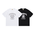 Bathing Shark and ape head print T-Shirt NextBlock