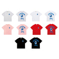 Bathing Shark and ape head print T-Shirt NextBlock