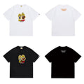 Bathing Shark and ape head print T Shirts NextBlock