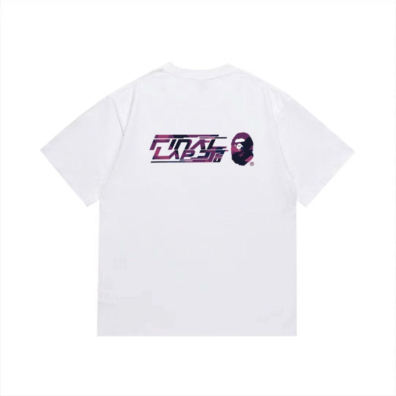 Bathing Shark and ape head print T Shirts NextBlock