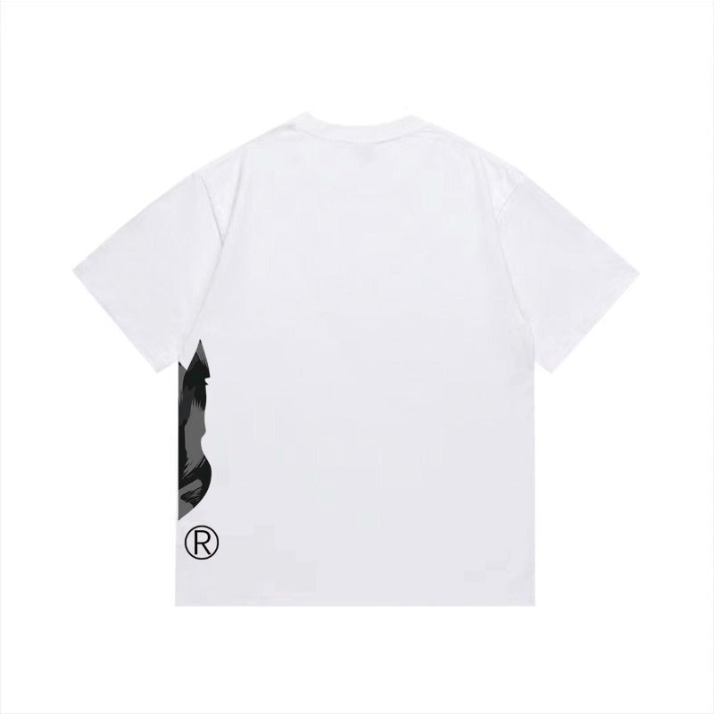 Bathing Shark and ape head print T Shirts NextBlock