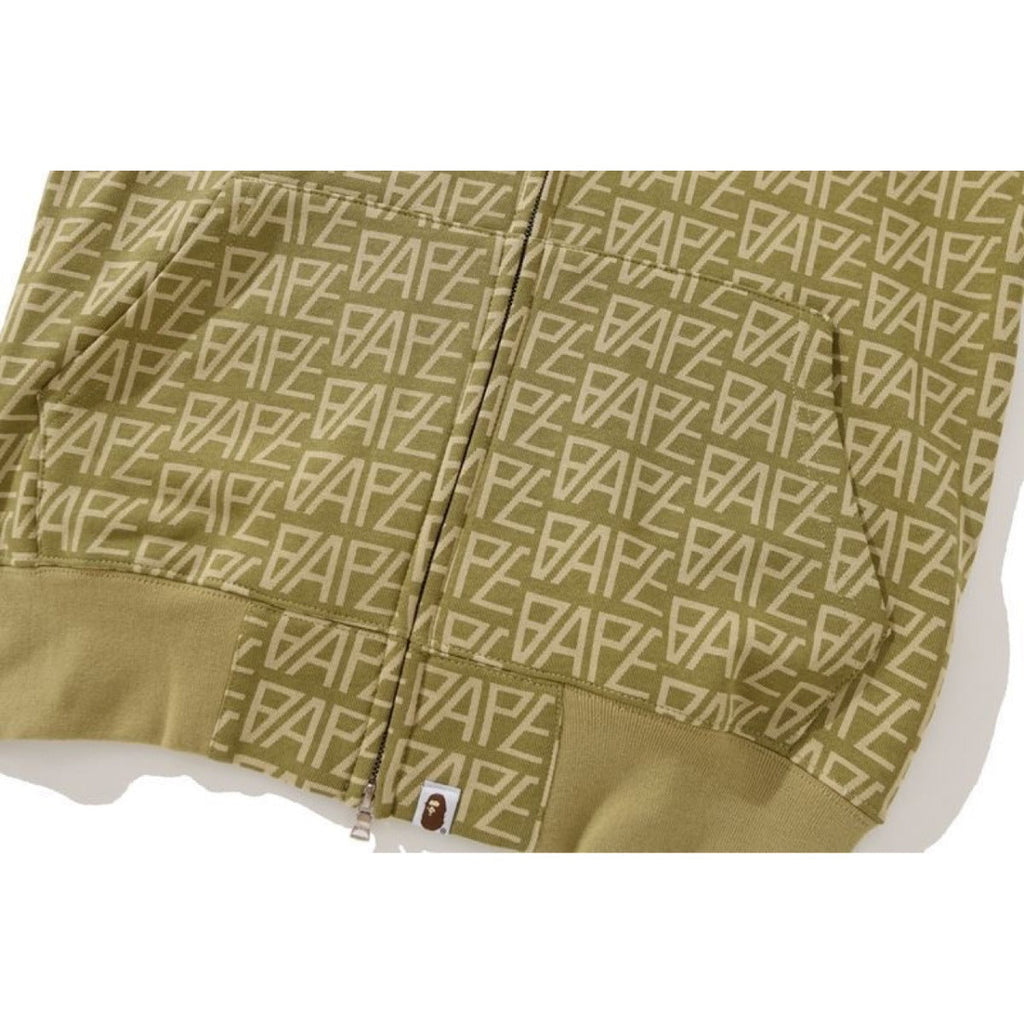 Bathing Shark and ape head print hoode BAPE desert color street loose NextBlock