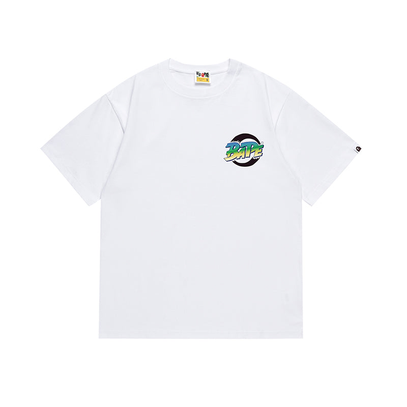 Bathing Shark and ape head print T Shirt NextBlock