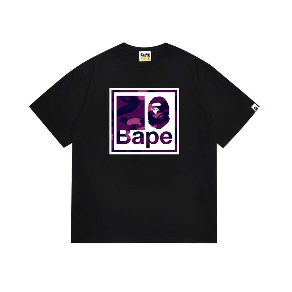 Bathing Shark and ape head print T Shirts NextBlock
