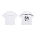 Bathing Shark and ape head print T-Shirt NextBlock