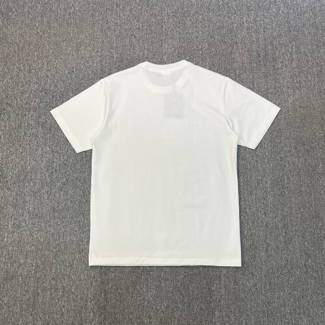 Bathing Shark and ape head print T-Shirt NextBlock
