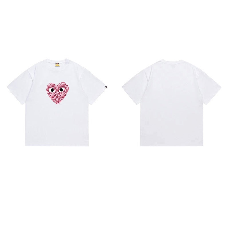 Bathing Shark and ape head print T Shirts NextBlock