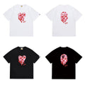 Bathing Shark and ape head print T Shirts NextBlock
