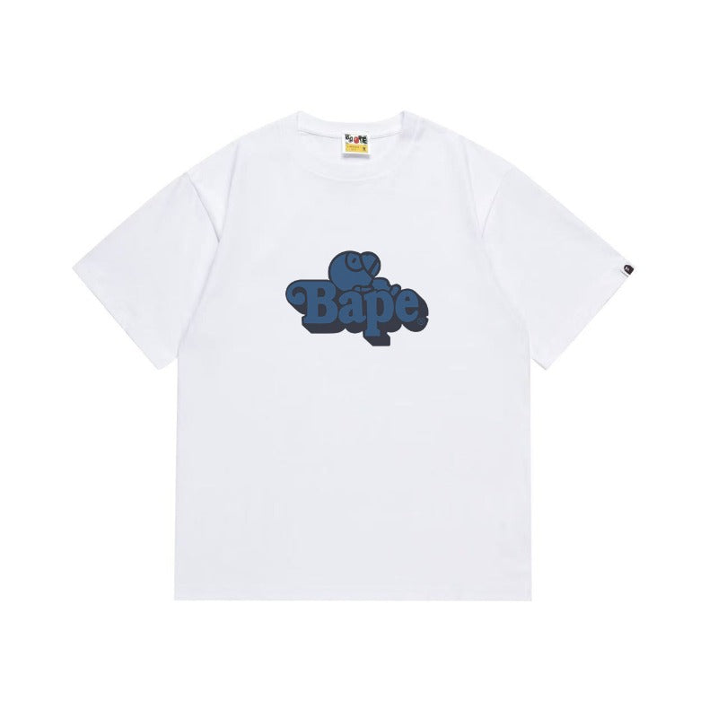 Bathing Shark and ape head print T Shirts NextBlock
