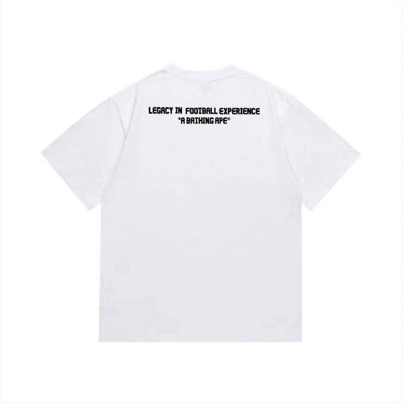 Bathing Shark and ape head print T Shirts NextBlock