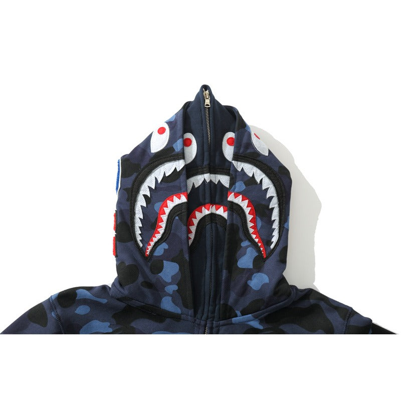 Ape Hoodie Camouflage Two Hat Cardigan Zipper NextBlock