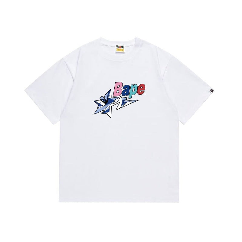 Bathing Shark and ape head print T Shirts NextBlock