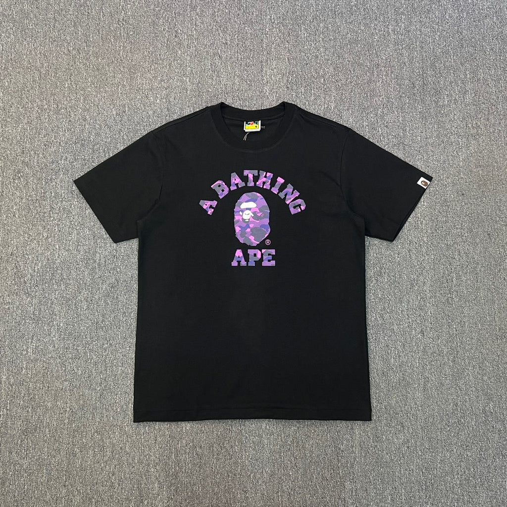 Bathing Shark and ape head print T-Shirt NextBlock