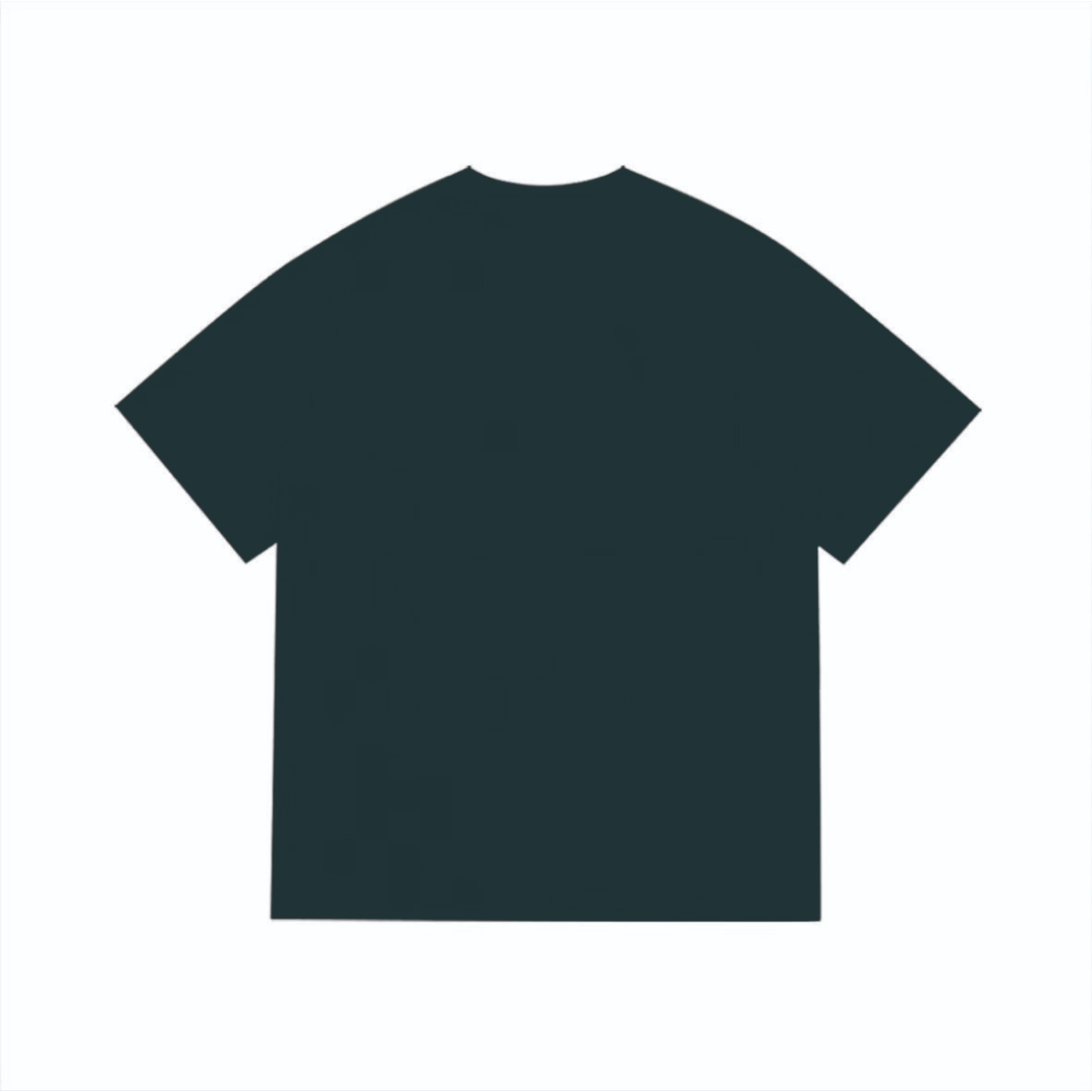 Bathing Shark and ape head print T-Shirt NextBlock