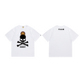 Bathing Shark and ape head print T-Shirt NextBlock