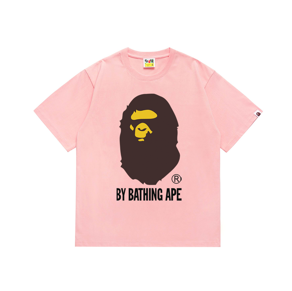 Bathing Shark and ape head print T Shirts NextBlock
