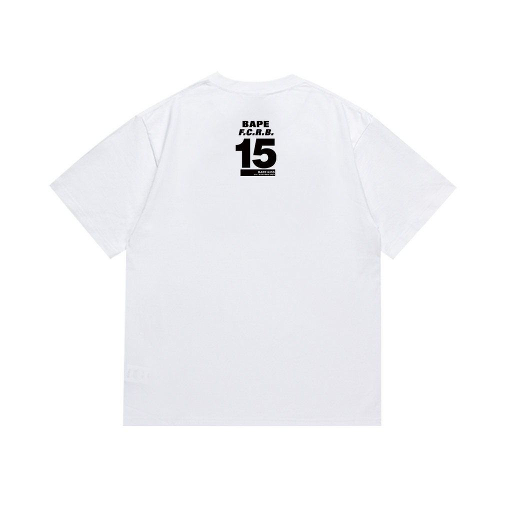 Bathing Shark and ape head print T-Shirt NextBlock