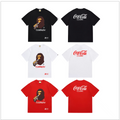 Bathing Shark and ape head print T-Shirt NextBlock