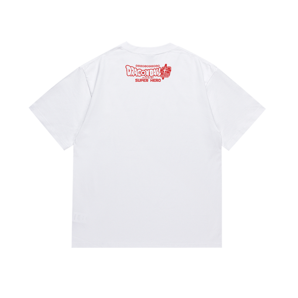 Bathing Shark and ape head print T-Shirt NextBlock