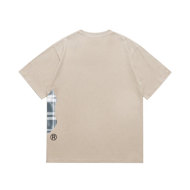 Bathing Shark and ape head print T Shirts NextBlock
