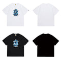 Bathing Shark and ape head print T Shirts NextBlock