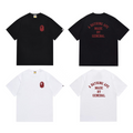 Bathing Shark and ape head print T-Shirt NextBlock