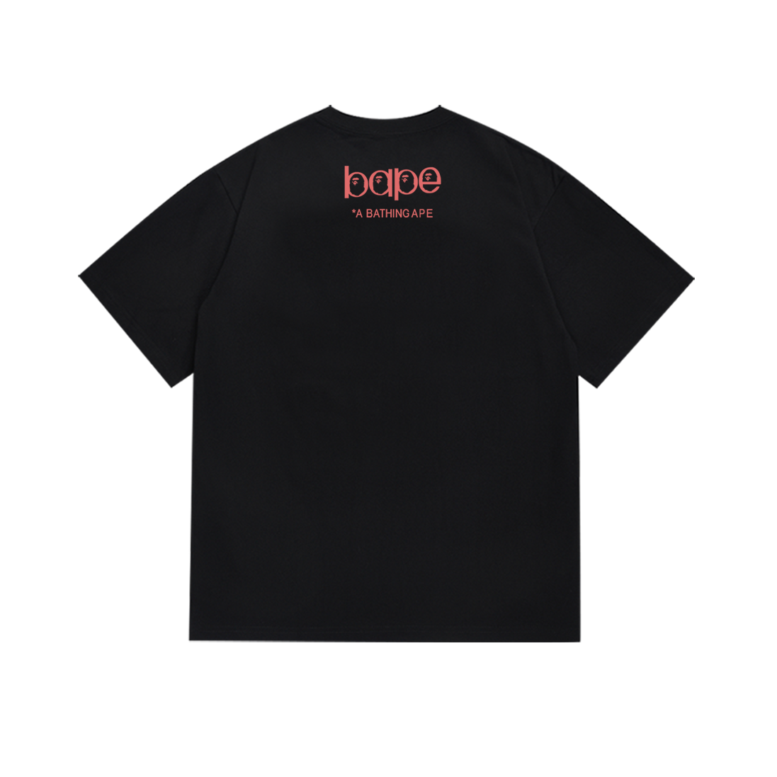 Bathing Shark and ape head print T-Shirt NextBlock