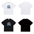 Bathing Shark and ape head print T Shirts NextBlock