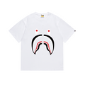 Bathing Shark and ape head print T-Shirt NextBlock