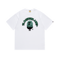 Bathing Shark and ape head print T-Shirt NextBlock