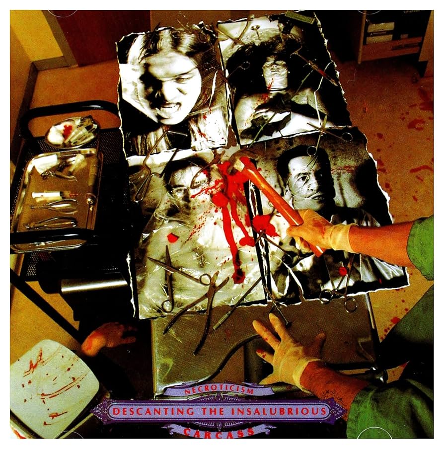 Carcass - Necroticism / Descanting The Insalubrious (LP, white vinyl)