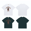 Bathing Shark and ape head print T-Shirt NextBlock