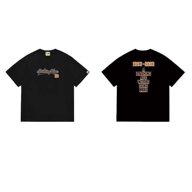 Bathing Shark and ape head print T Shirts NextBlock