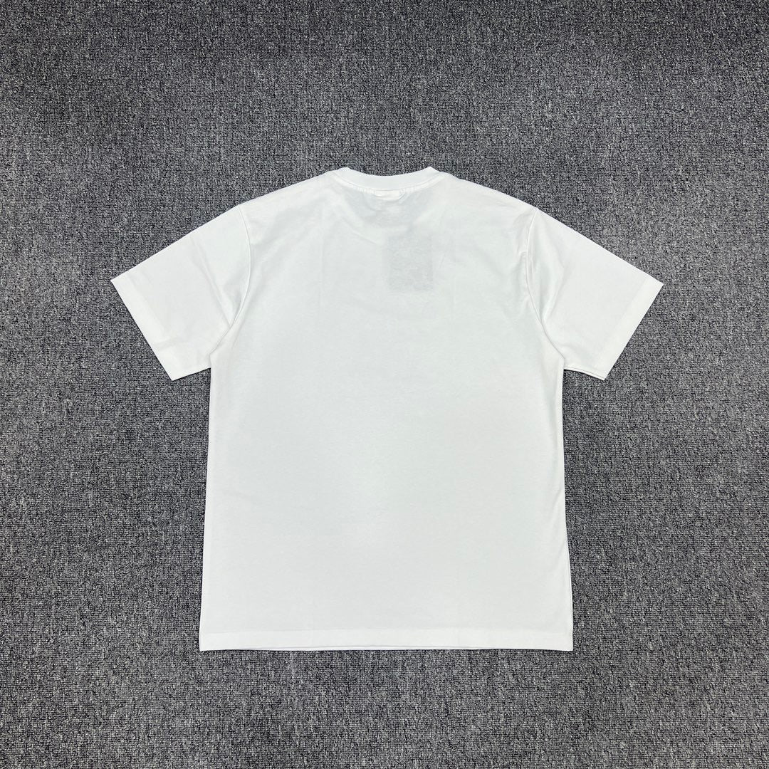Bathing Shark and ape head print T-Shirt NextBlock