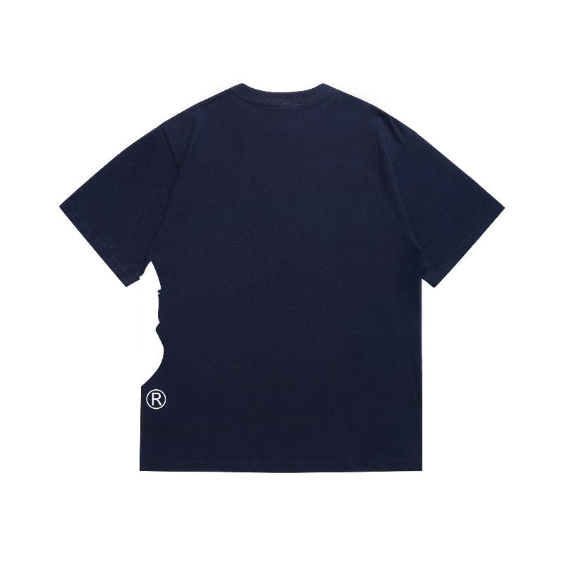 Bathing Shark and ape head print T Shirts NextBlock
