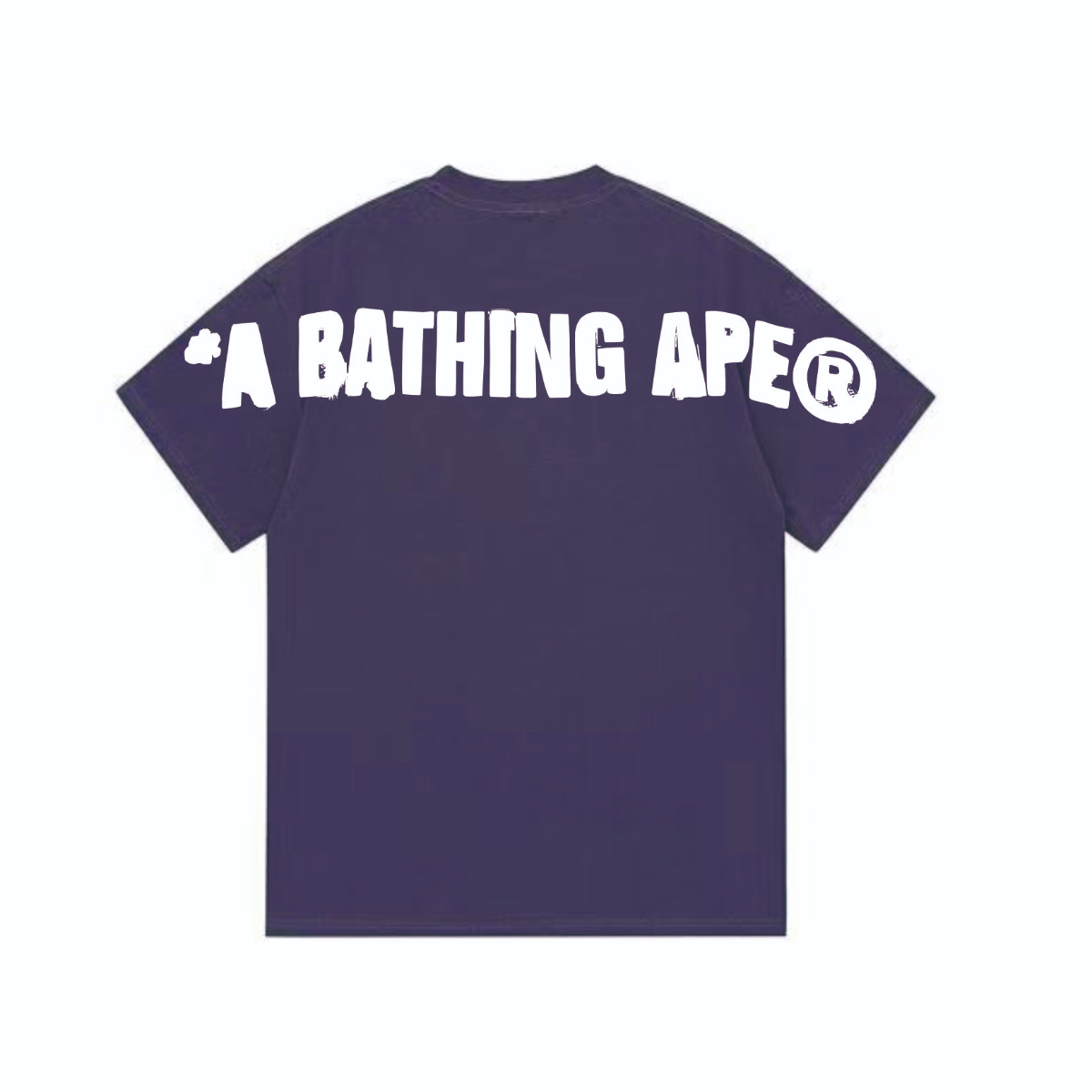 Bathing Shark and ape head print T-Shirt NextBlock