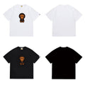 Bathing Shark and ape head print T Shirts NextBlock