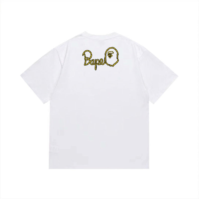 Bathing Shark and ape head print T Shirts NextBlock