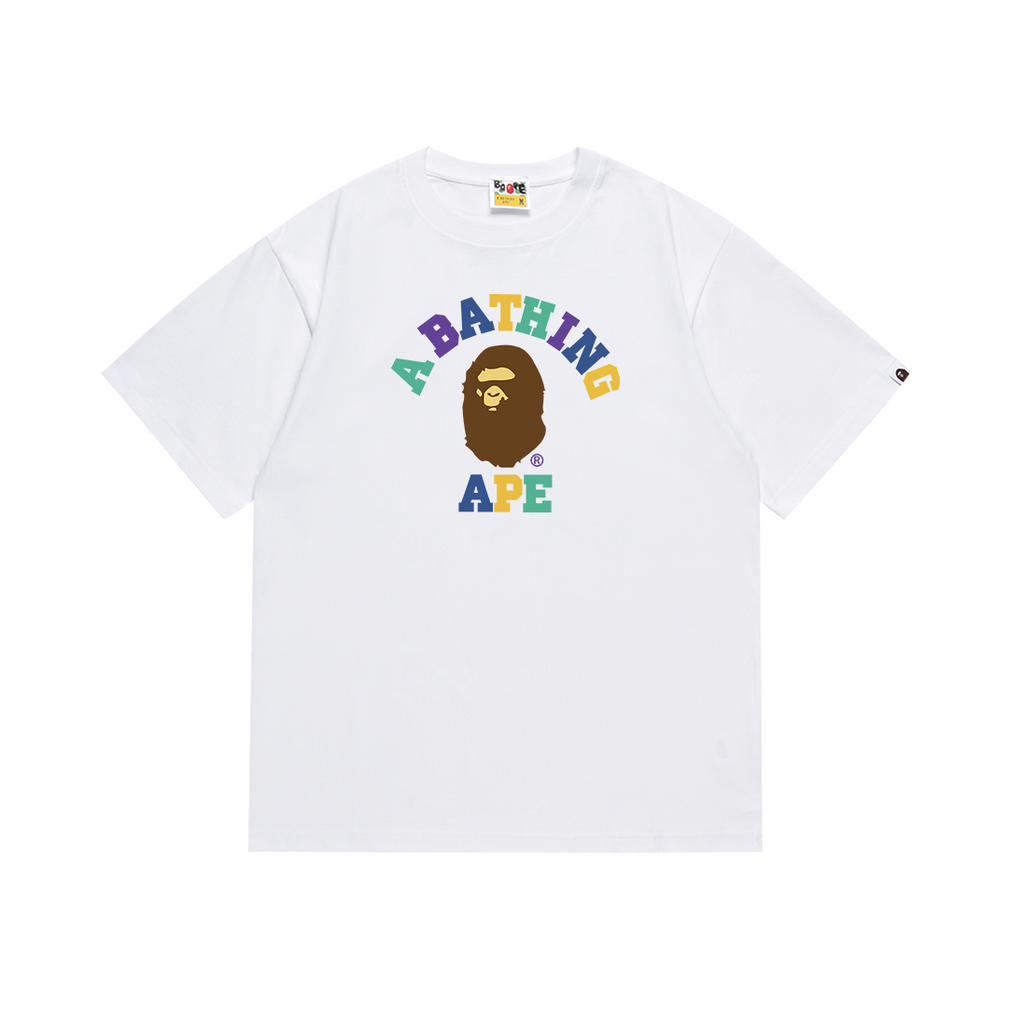 Bathing Shark and ape head print T Shirts NextBlock
