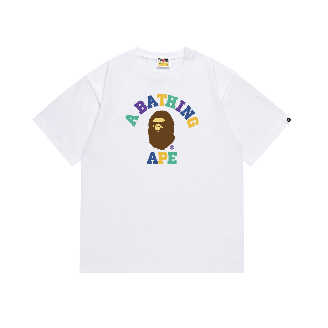 Bathing Shark and ape head print T Shirts NextBlock