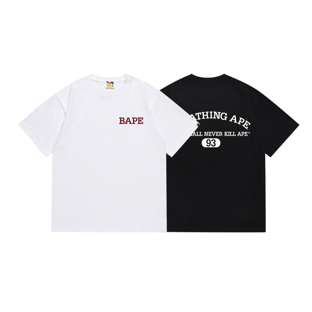 Bathing Shark and ape head print T Shirts NextBlock