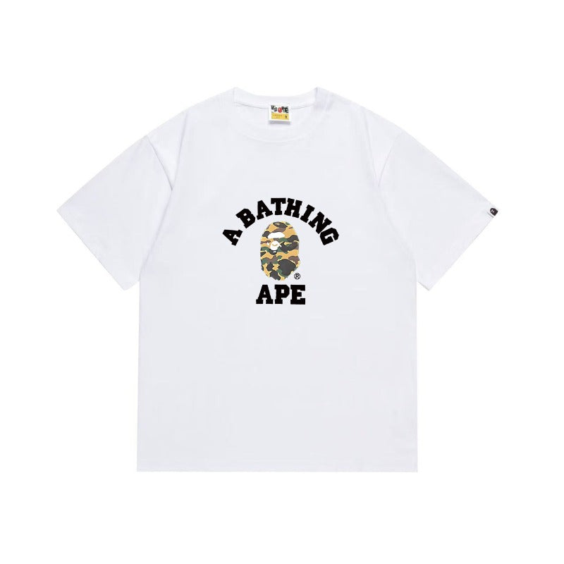 Bathing Shark and ape head print T Shirts NextBlock