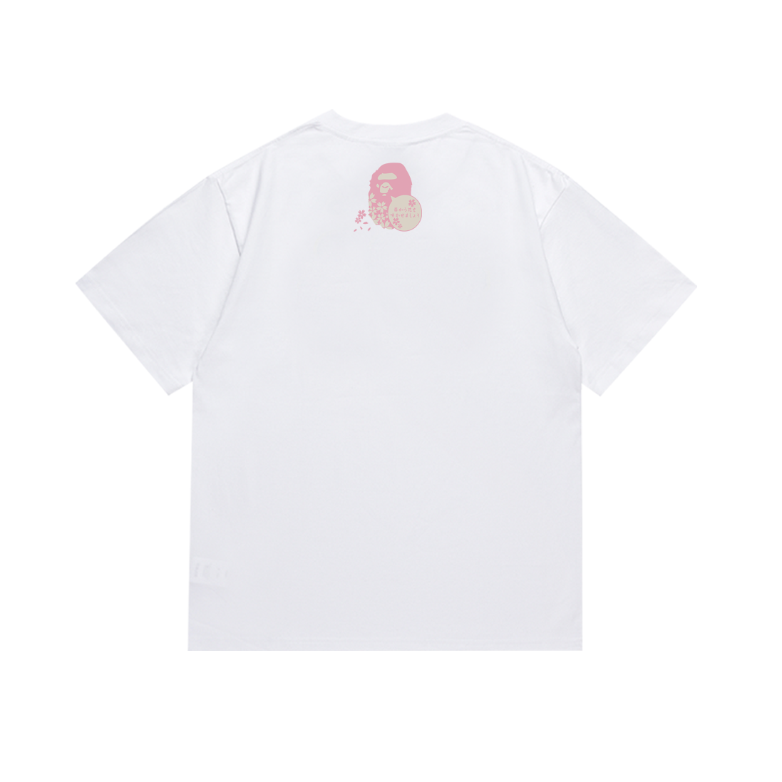 Bathing Shark and ape head print T-Shirt NextBlock