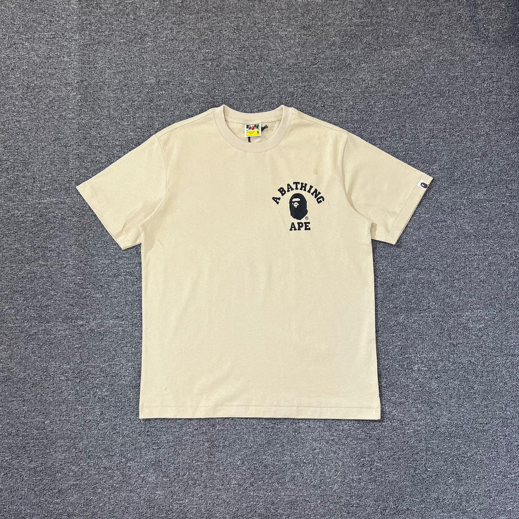 Bathing Shark and ape head print T-Shirt NextBlock