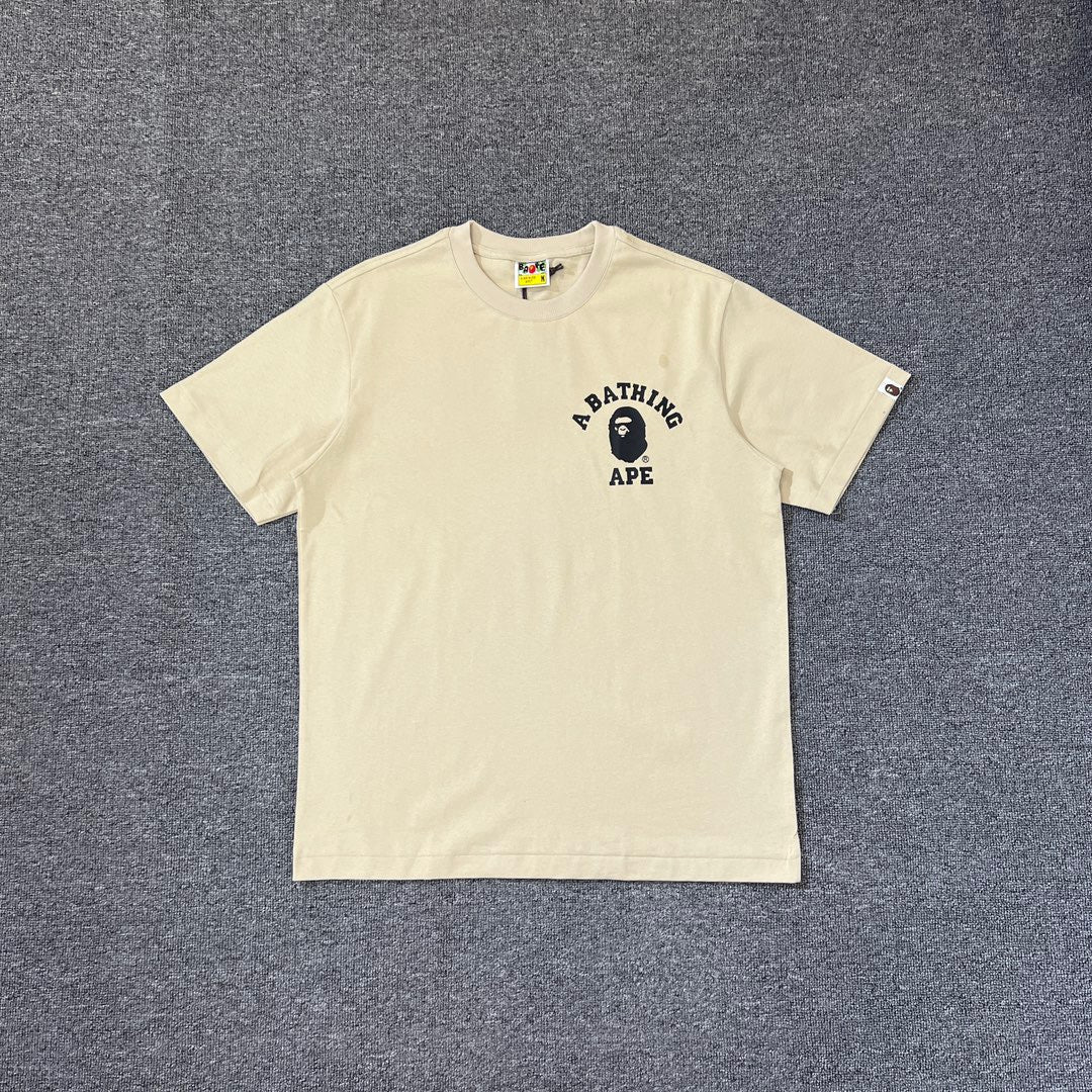 Bathing Shark and ape head print T-Shirt NextBlock