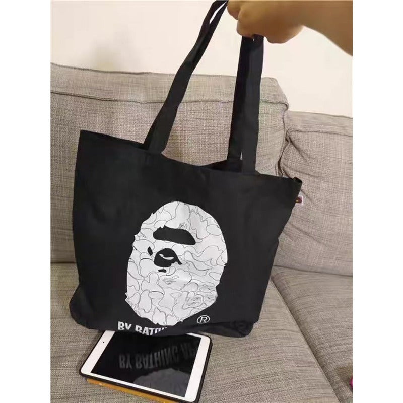 Bathing Shark and ape head print Bag µ¥¼ç°üÊÖÌṺÎï´üͨÇڰü NextBlock